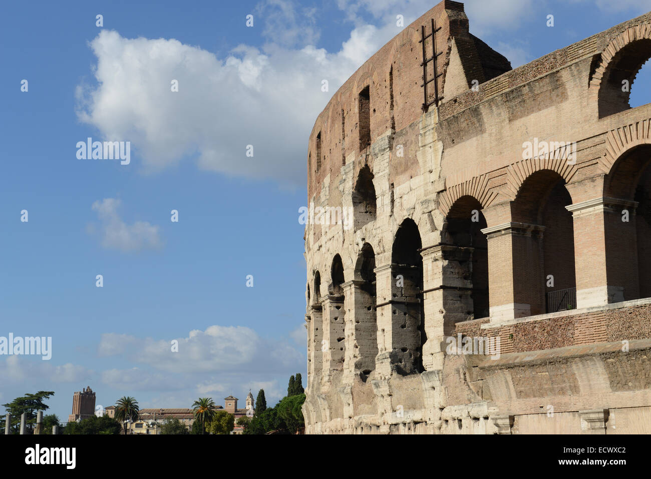 antiken Kolosseum in Rom, Italien Stockfoto