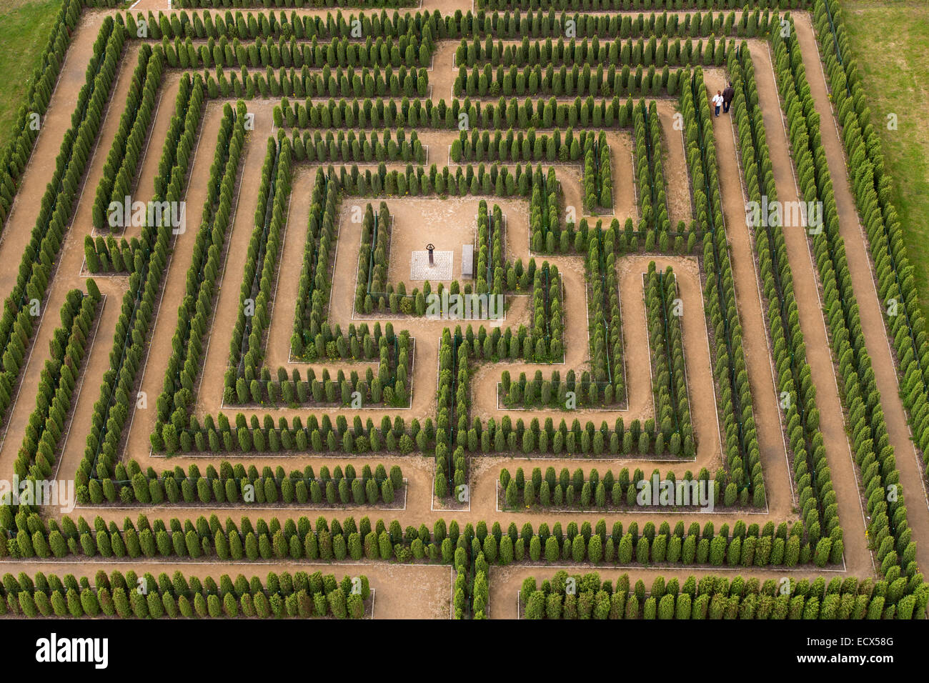 Labyrinth, Brandenburg, Deutschland, Europa Stockfoto