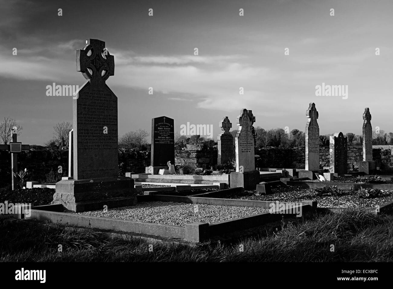 unheimlichen Friedhof North County Dublin Irland Stockfoto