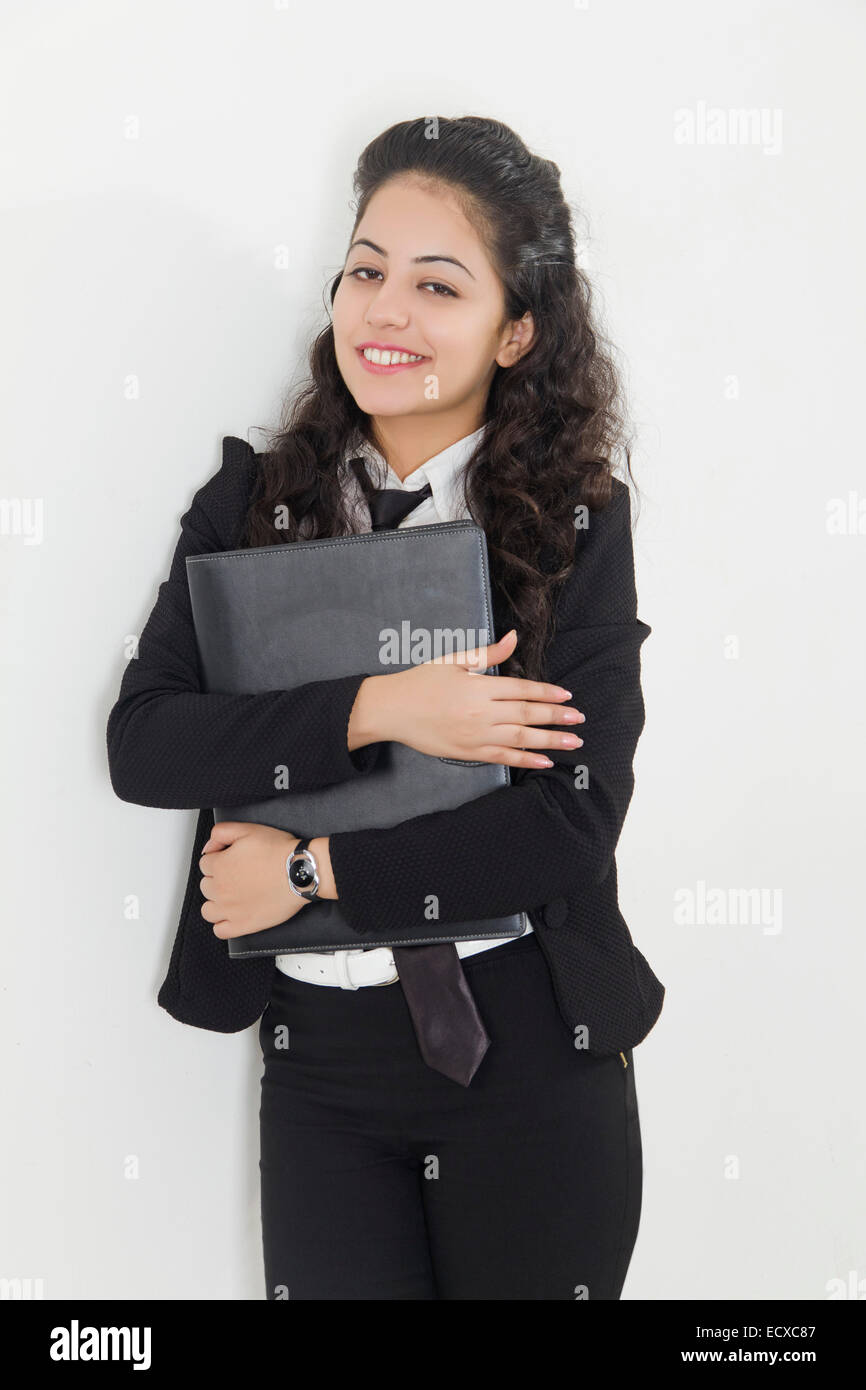 1 indische Business Employee Dame Interview- Stockfoto