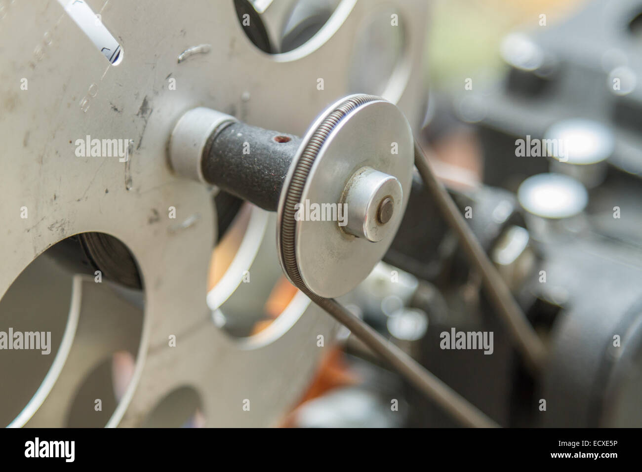 Vintage Filmschnitt und Schneidemaschine Stockfoto