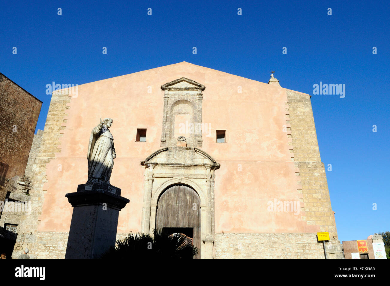 Kirche Chiesa San Giuliano, Erice, Sizilien, Italien, Europa Stockfoto