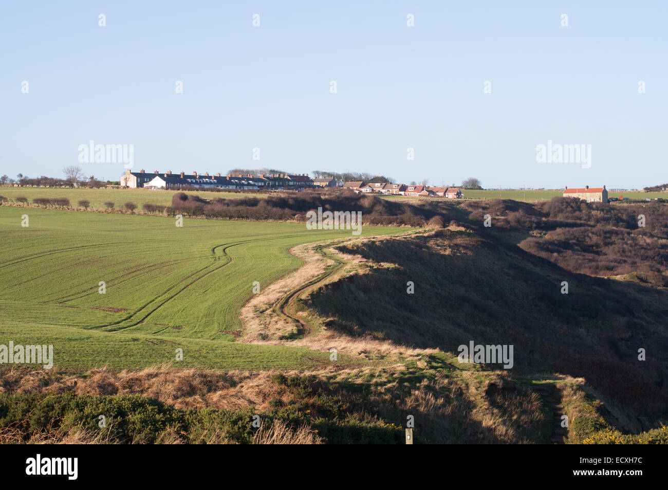 Die Cleveland Weise nähert sich Port Mulgrave, North Yorkshire, England, UK Stockfoto