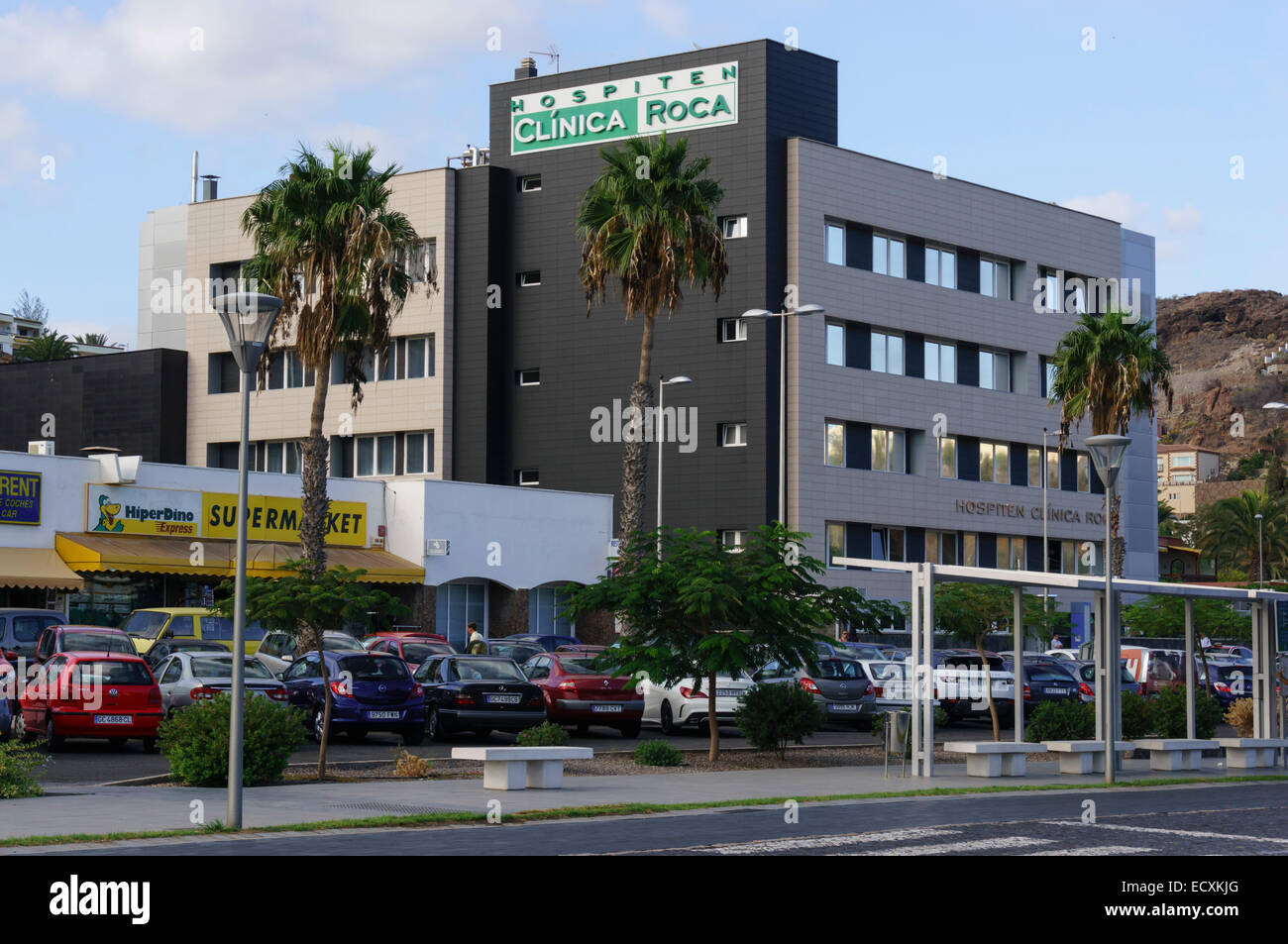 Gran Canaria San Agustin Clinica Roca Privatklinik Stockfotografie gran-canaria-san-agustin-clinica-roca-privatklinik-stockfotografie