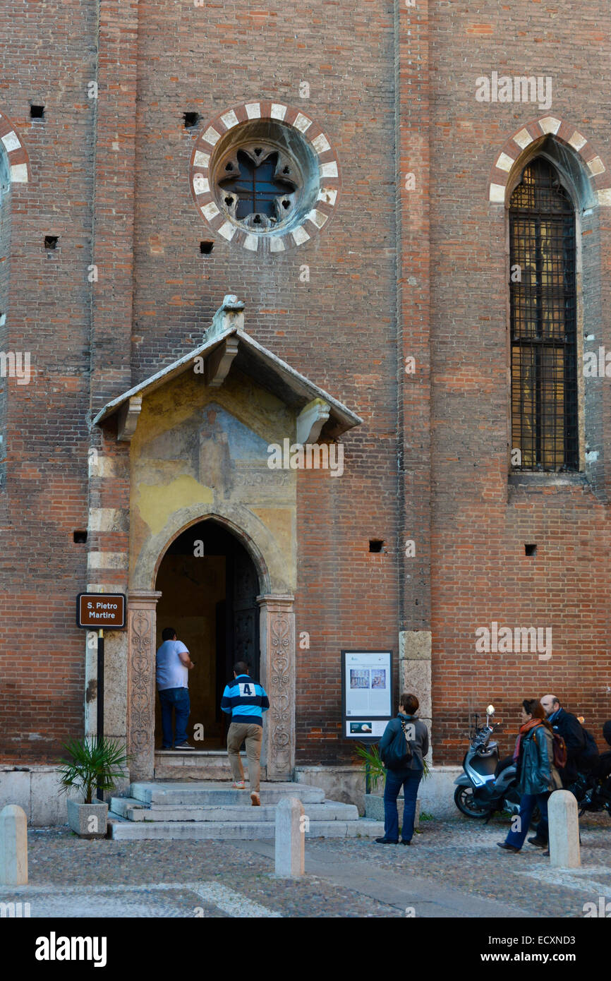 Castelvecchio, oder alte Burg in Verona, Italien Stockfoto