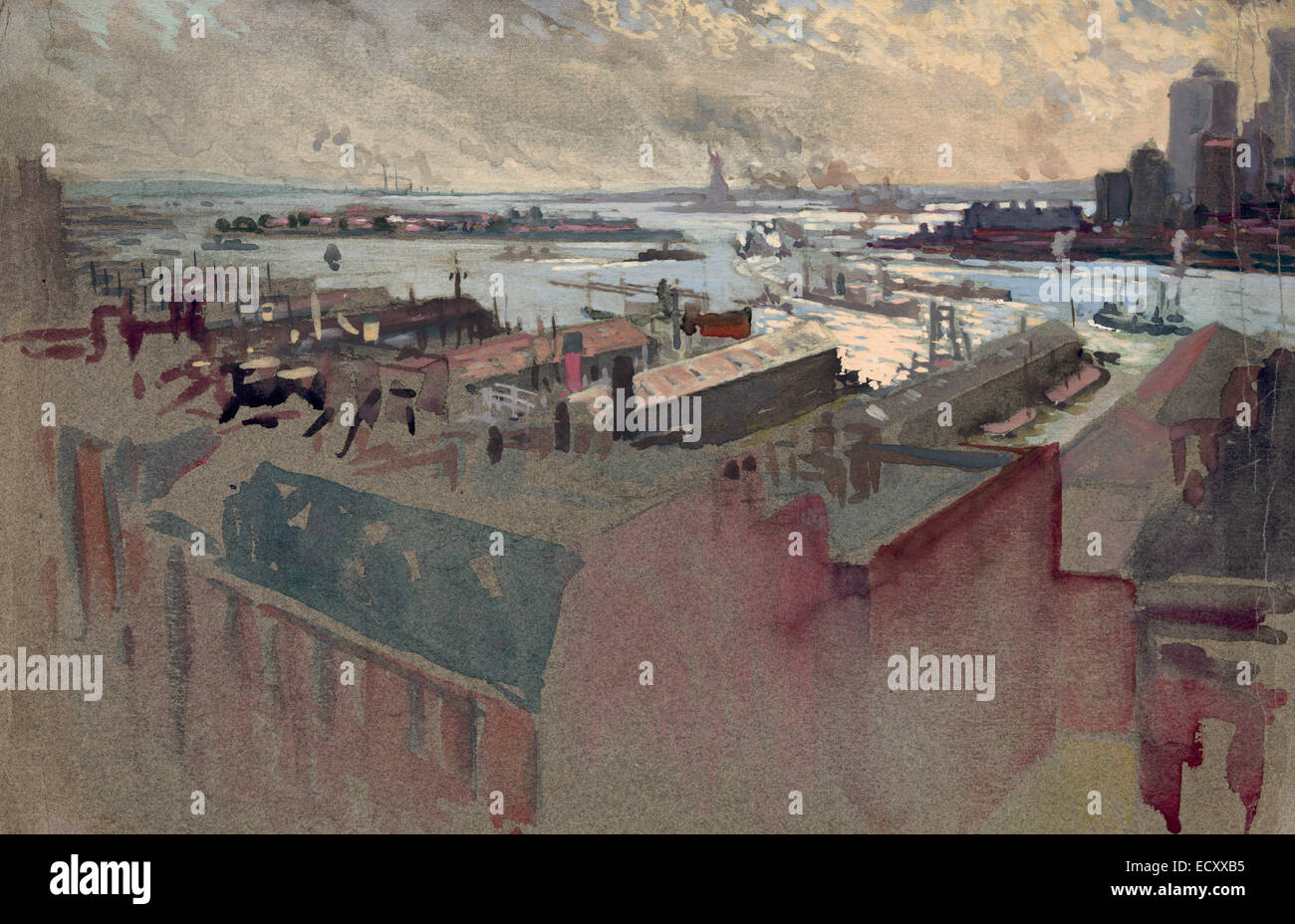 New York Bay von Margaret, ca. 1922 Stockfoto