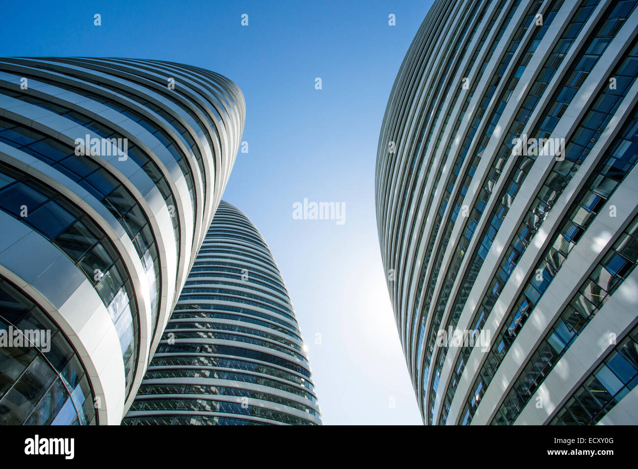 Beijing Wangjing soho Stockfoto