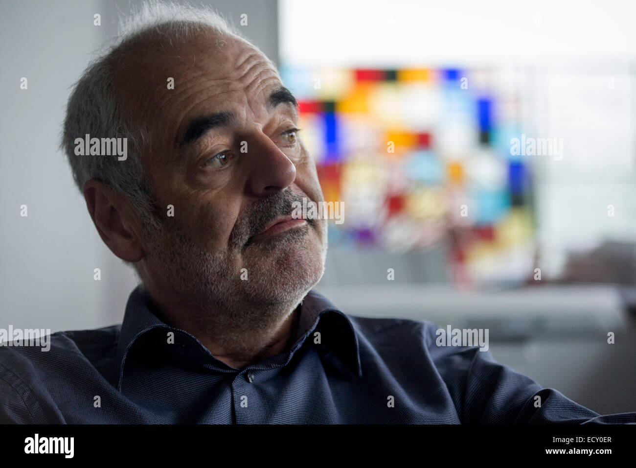 Mathematiker und Risiko-Guru, Professor Sir David Spiegelhalter am Centre for Mathematical Sciences University of Cambridge. Stockfoto