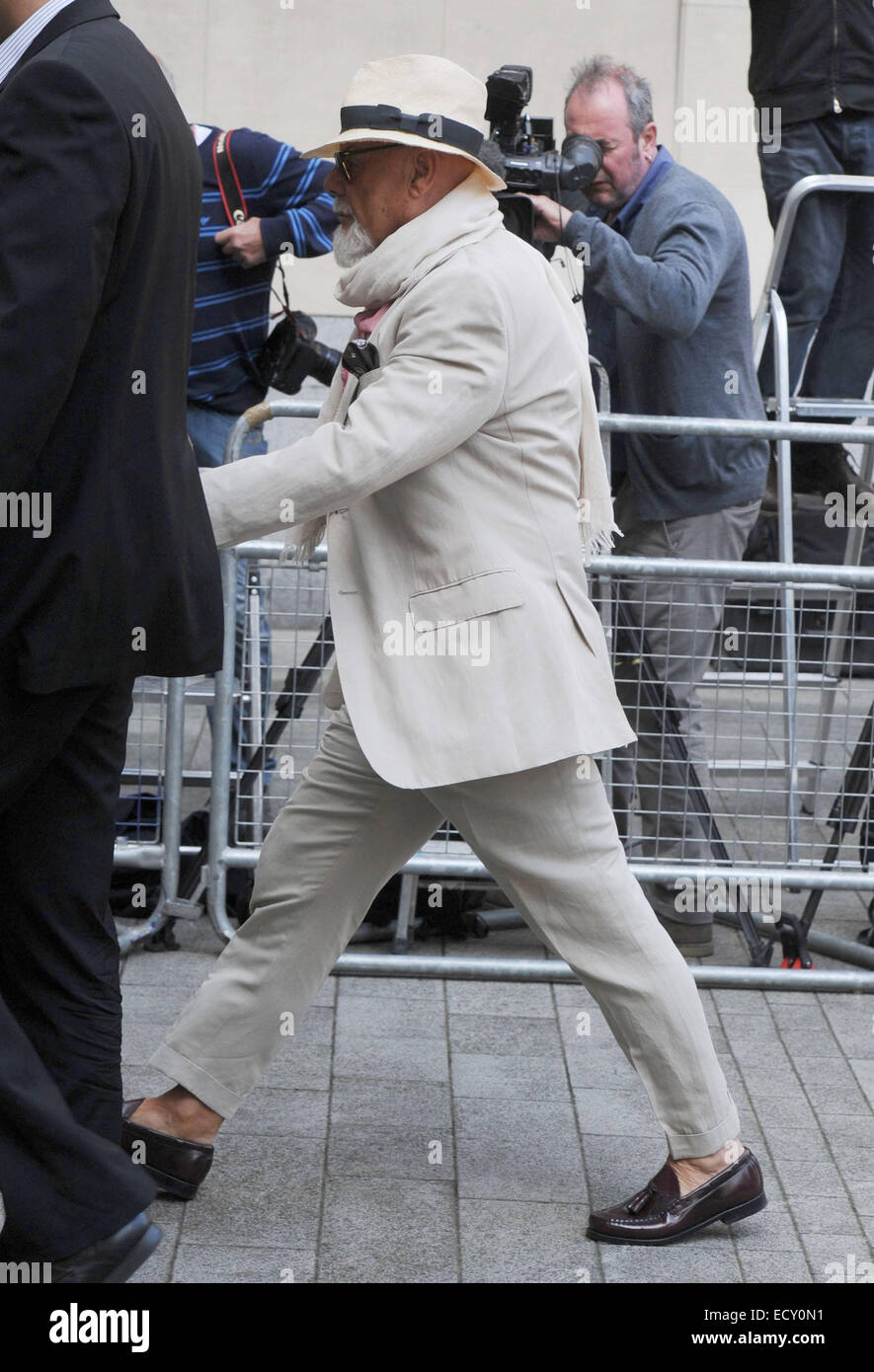 Gary Glitter (richtiger Name Paul Gadd) gesehen, Ankunft am Westminster Magistrates' Court London mit: Gary Glitter wo: London, Vereinigtes Königreich bei: 19. Juni 2014 Stockfoto