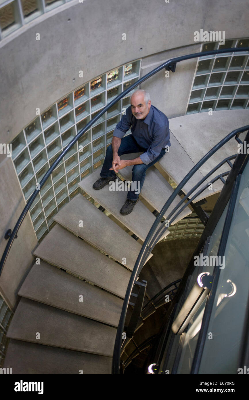 Mathematiker und Risiko-Guru, Professor Sir David Spiegelhalter am Centre for Mathematical Sciences University of Cambridge. Stockfoto