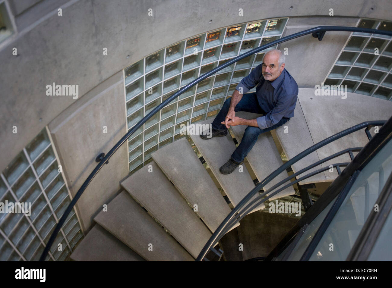 Mathematiker und Risiko-Guru, Professor Sir David Spiegelhalter am Centre for Mathematical Sciences University of Cambridge. Stockfoto