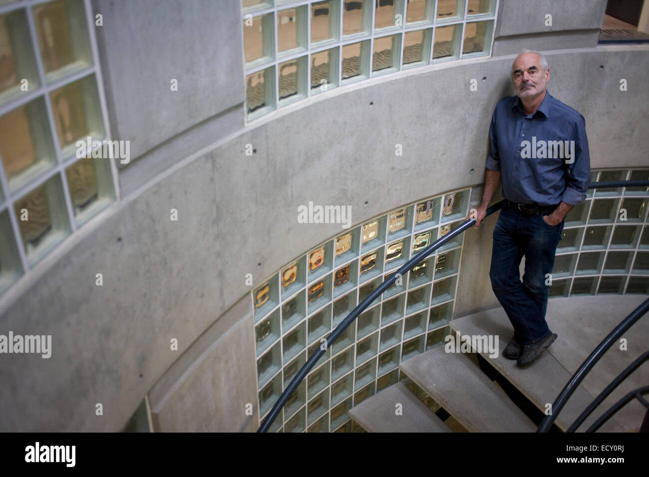 Mathematiker und Risiko-Guru, Professor Sir David Spiegelhalter am Centre for Mathematical Sciences University of Cambridge. Stockfoto