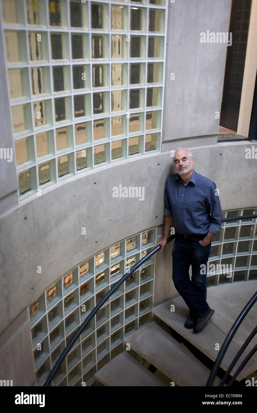 Mathematiker und Risiko-Guru, Professor Sir David Spiegelhalter am Centre for Mathematical Sciences University of Cambridge. Stockfoto