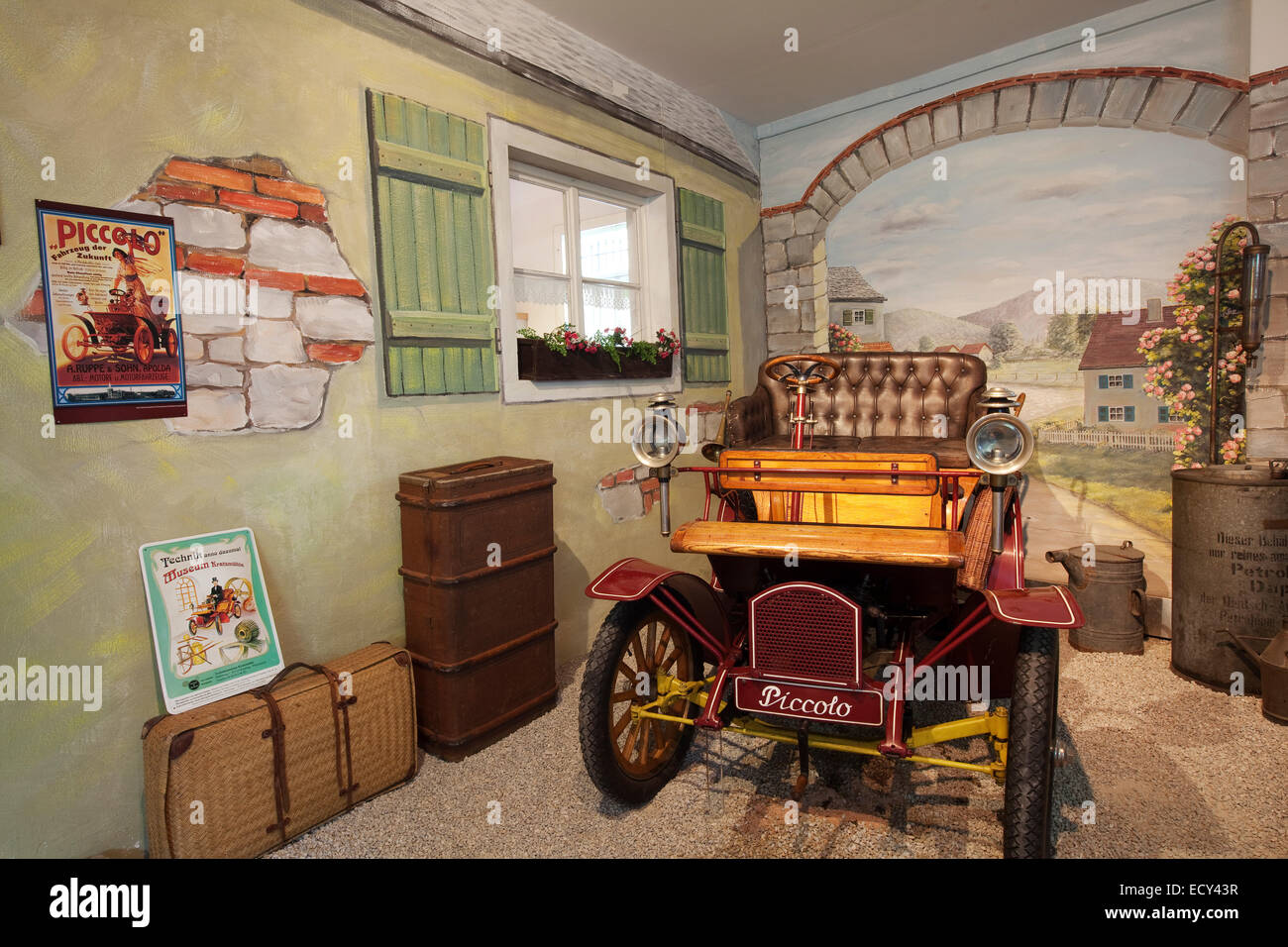 Oldtimer, Museum der Technologie Kratzmühle, Kinding, Altmühltal, Bayern, Deutschland Stockfoto
