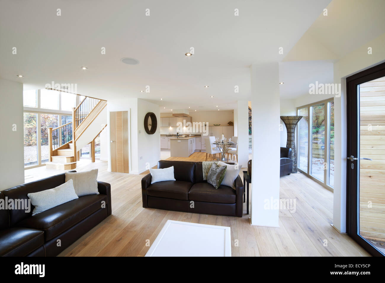 Innenansicht des schönen Luxus-Lounge und Speisesaal Stockfoto