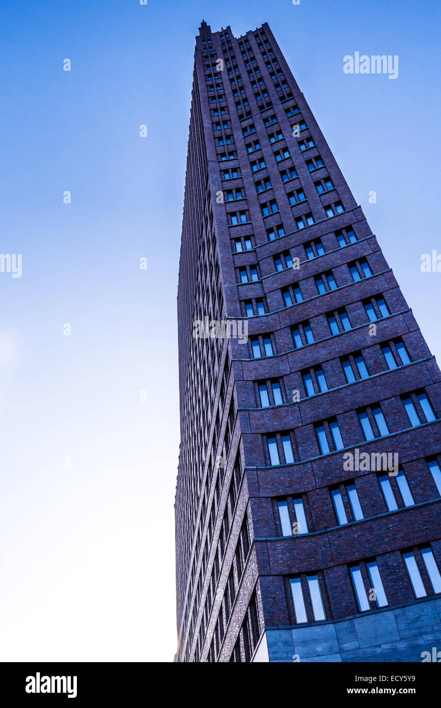 Bau- und blauen Himmel am Potsdamer Platz, berlin Stockfoto