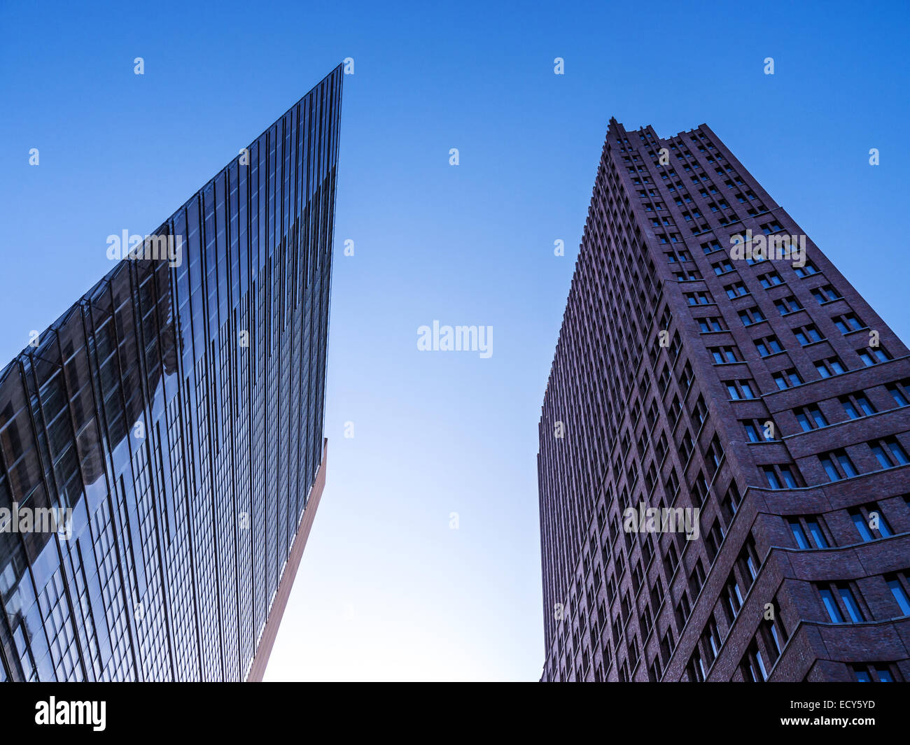 Bürogebäude am Potsdamer Platz in berlin Stockfoto