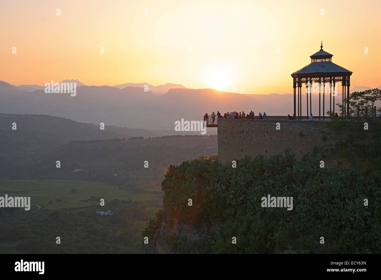 Aussichtspunkt, Ronda, Costa Del Sol, Andalusien, Spanien Stockfoto