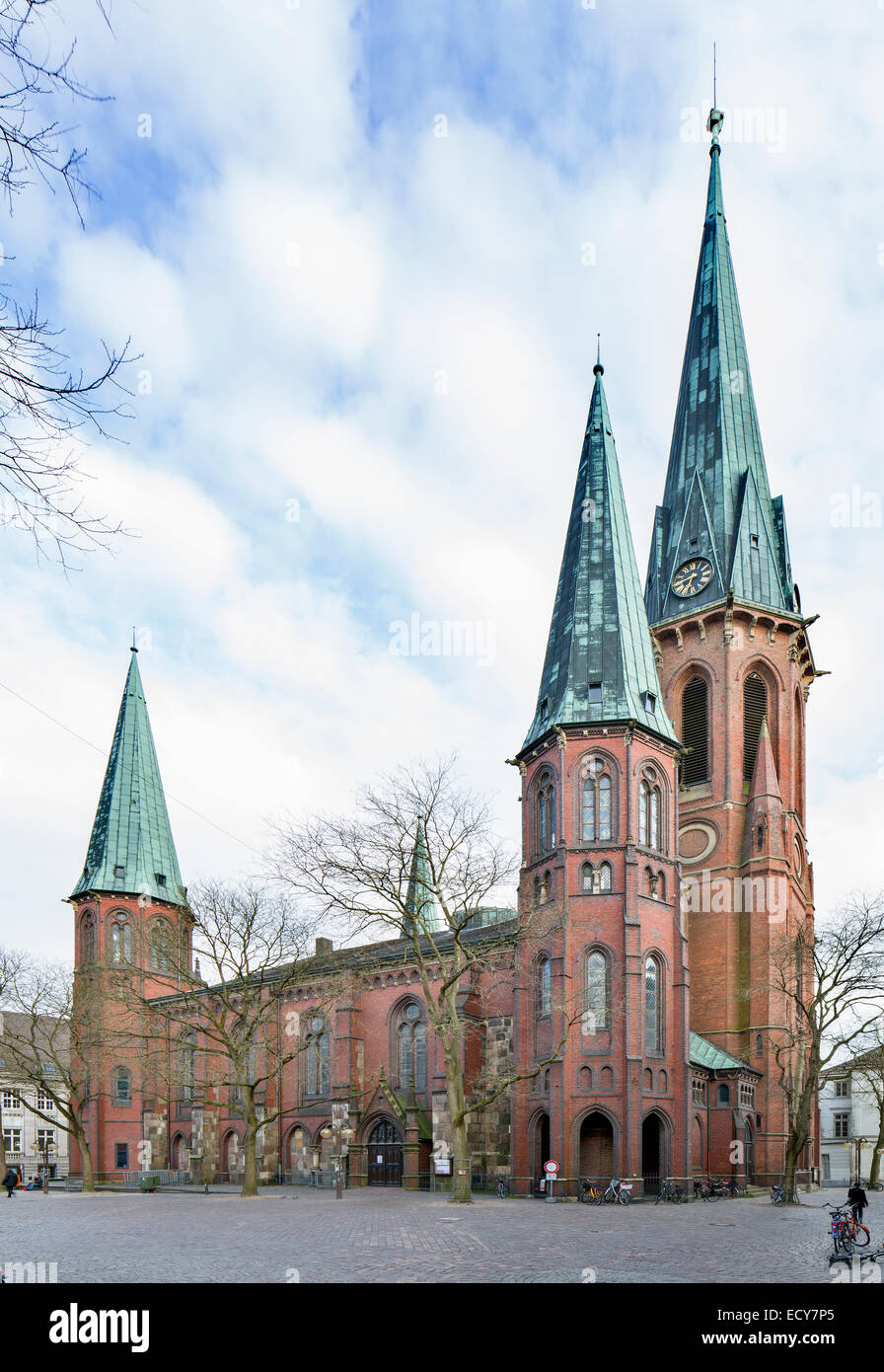 St. Lamberti Kirche, Oldenburg, Niedersachsen, Deutschland Stockfoto