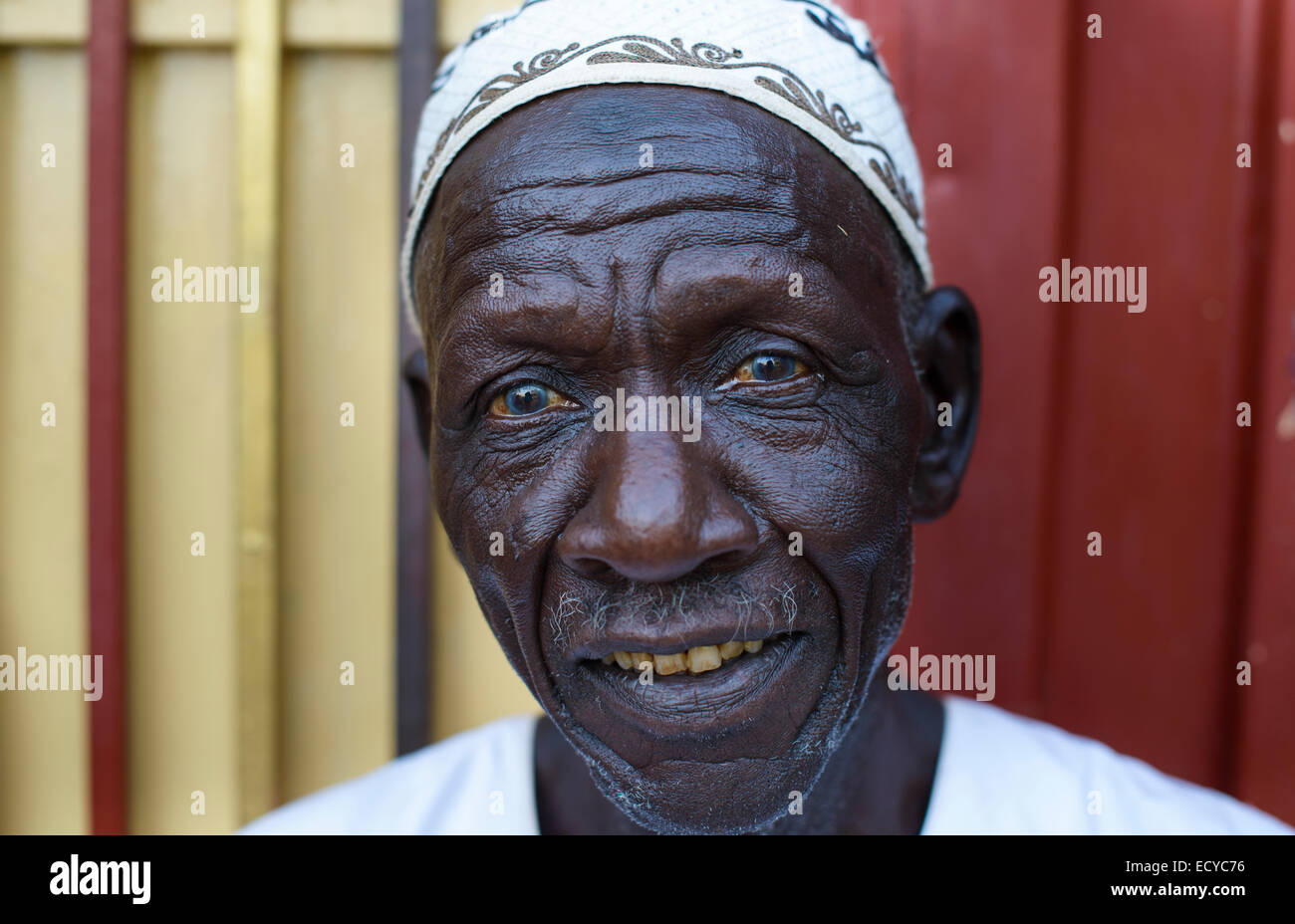 Sudanesische Mann, Wadi Halfa, Sudan Stockfoto