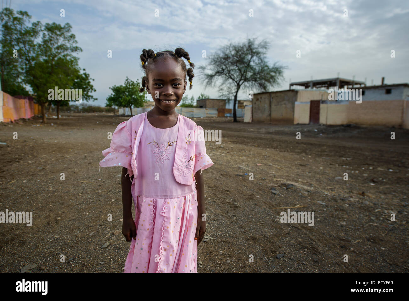 Kinder von Al Qadarif, Sudan Stockfoto