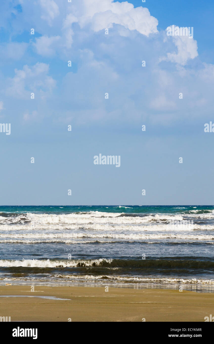 Strand, Meer und Himmel, Zypern Stockfoto