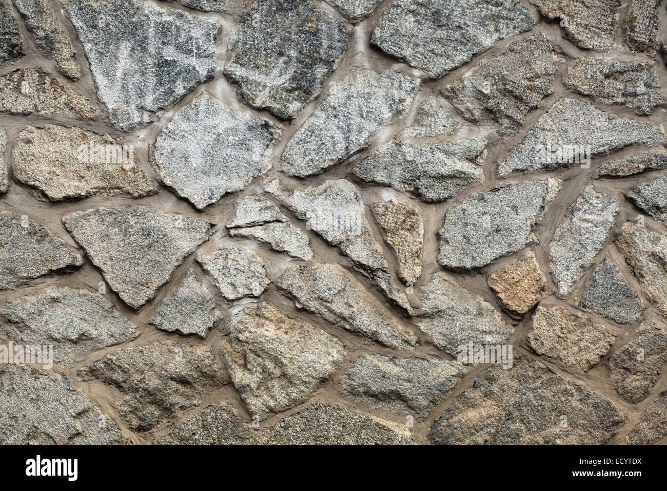 Alte Steinmauer. Hintergrundtextur. Stockfoto