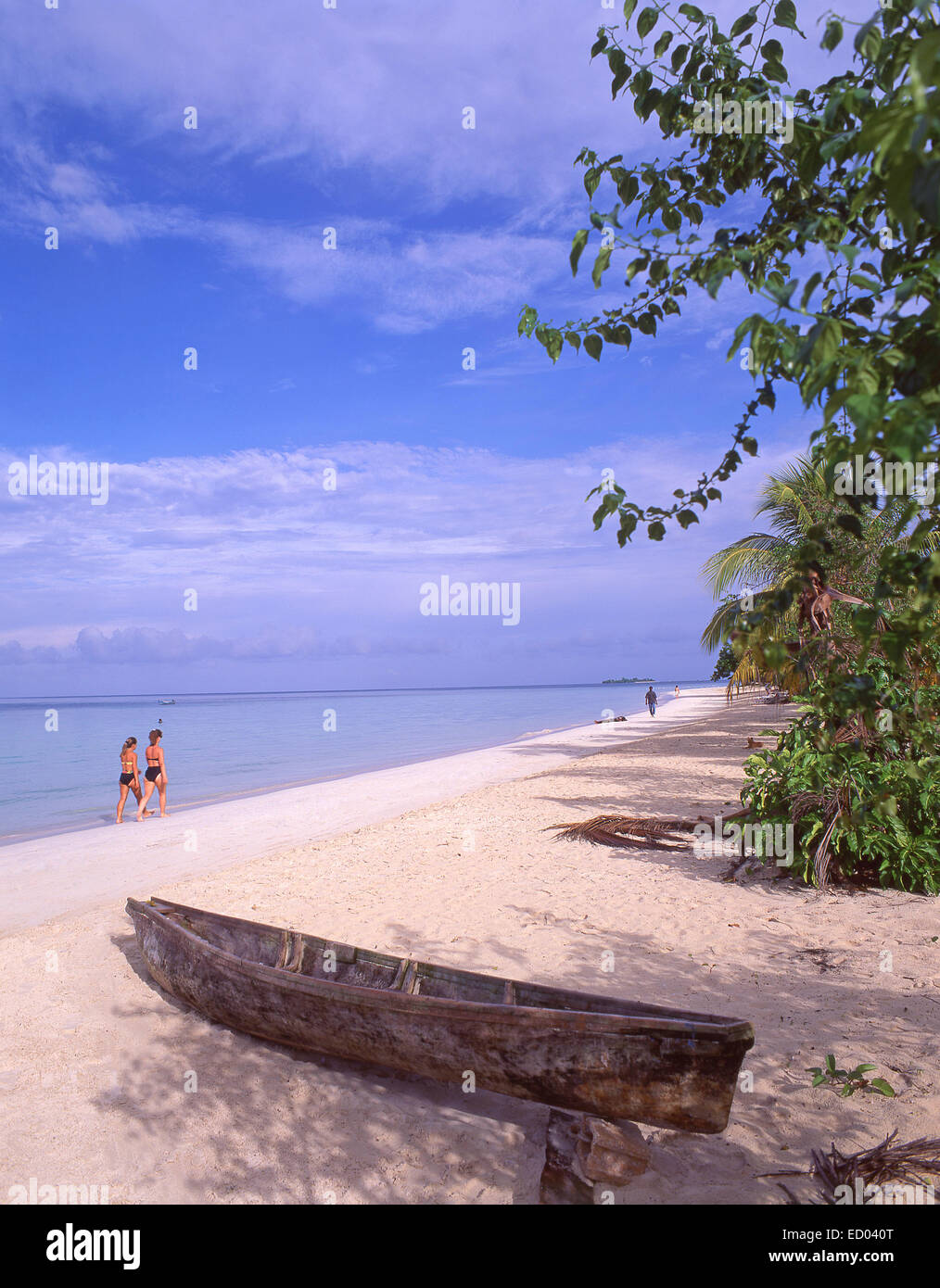 Negril Beach, Negril, Westmoreland Parish, Jamaika, große Antillen, Caribbean Stockfoto