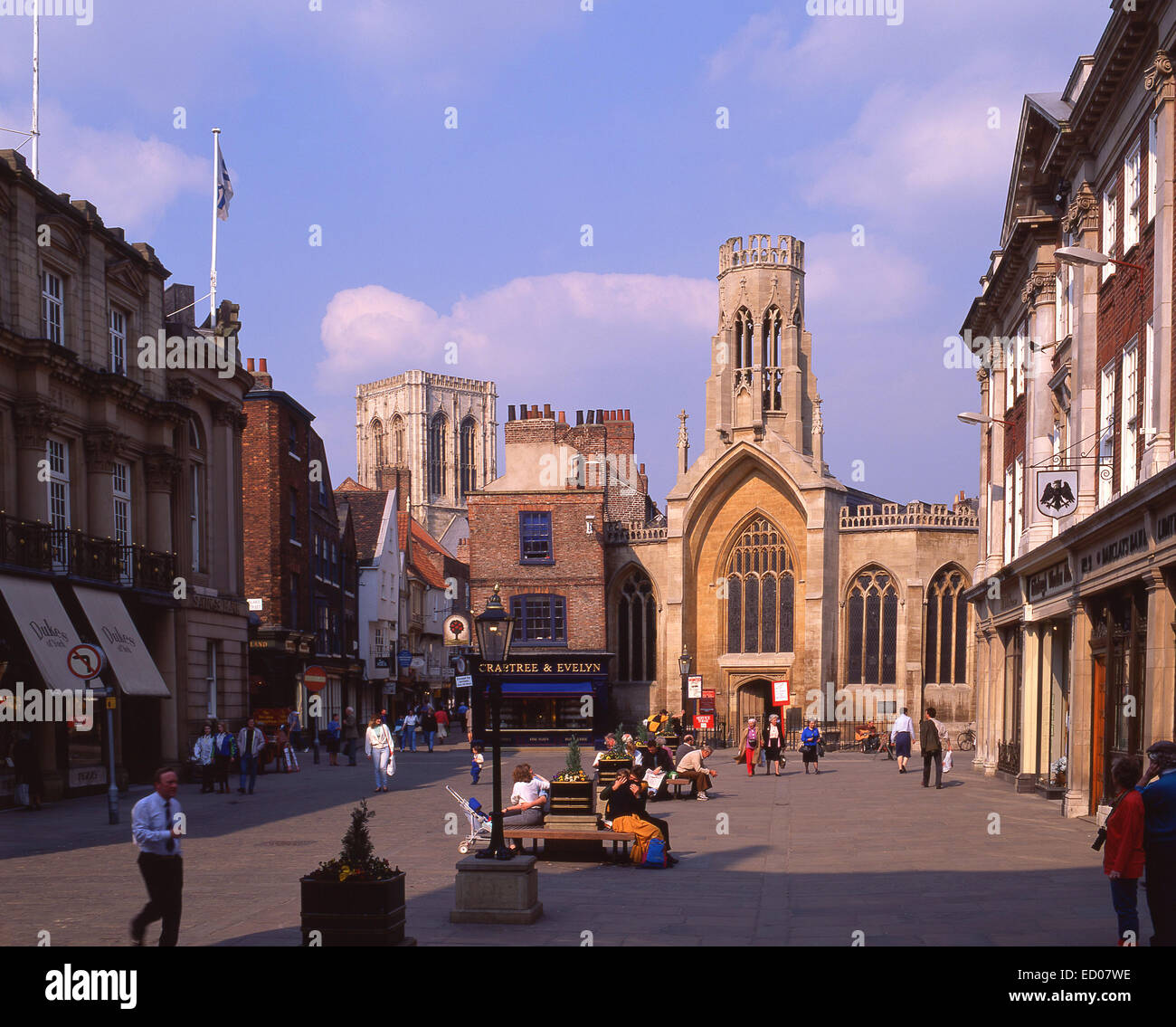 St Helen Stonegate Church, St Helen's Square, York, North Yorkshire, England, Vereinigtes Königreich Stockfoto
