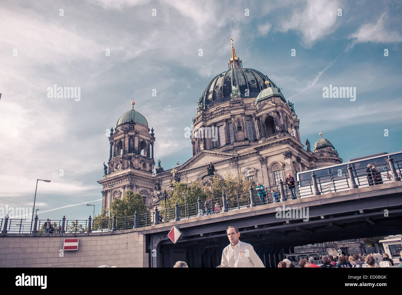 Berlin-Blick aus einer Tour Schiff, Deutschland, Europa Stockfoto