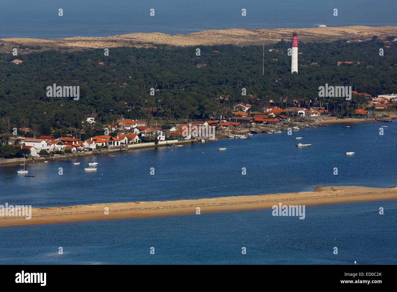 Frankreich, Gironde, Bassin d ' Arcachon, Cap Ferret (Luftbild  Stockfotografie - Alamy