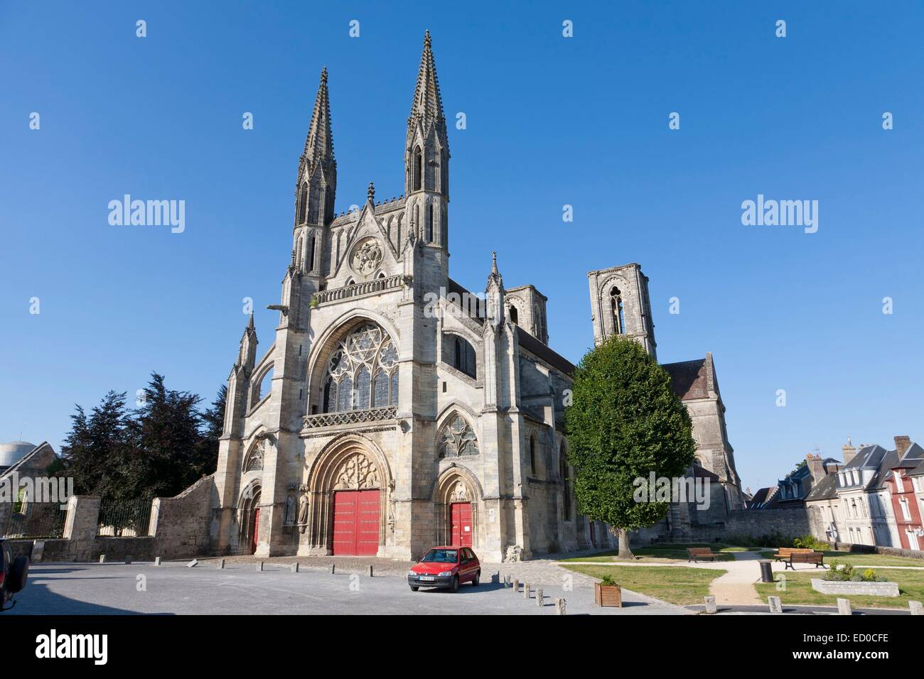 Frankreich, Aisne, Laon, Kirche des Hl. Martin Stockfoto