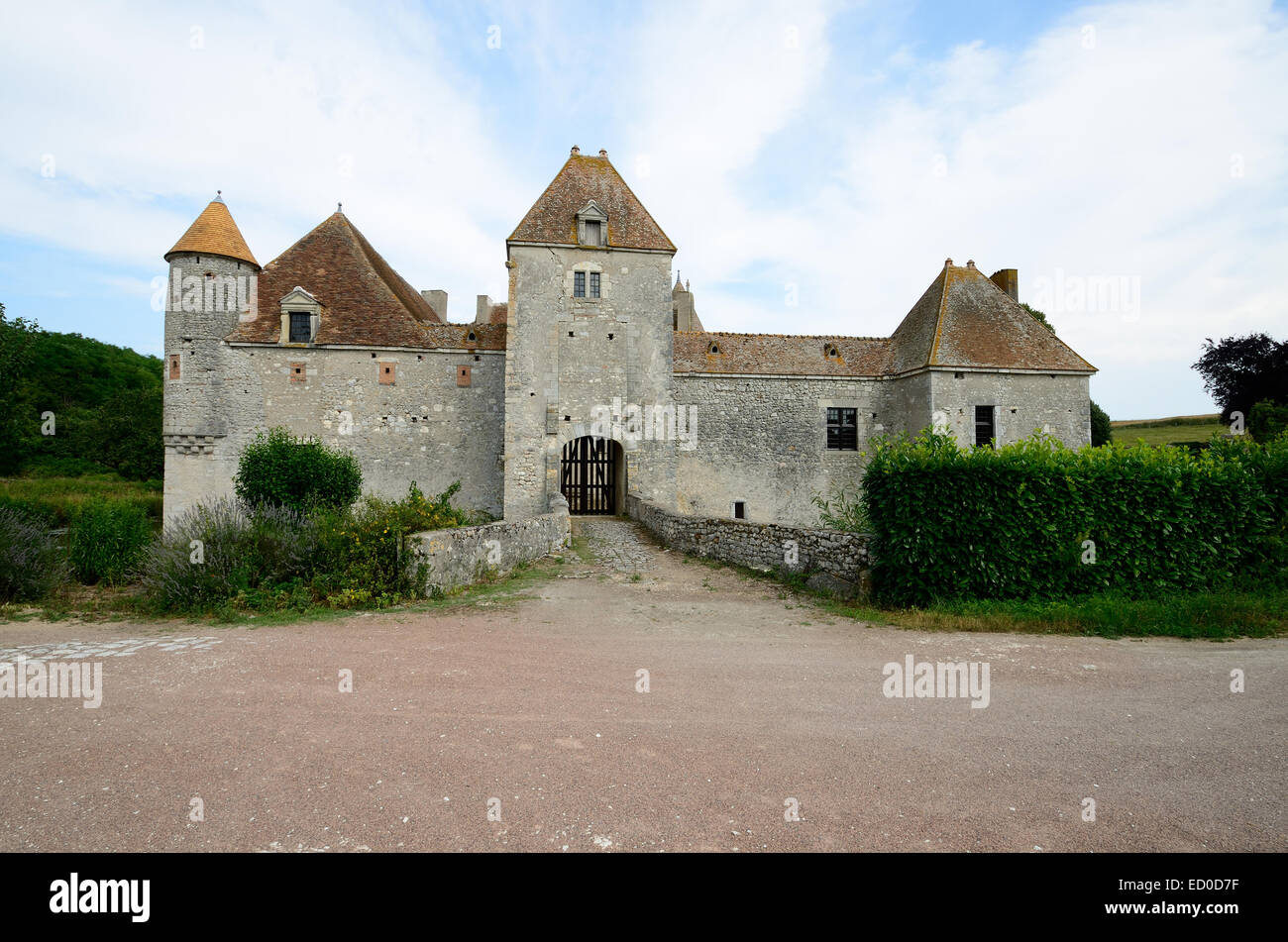 Mittelalterlichen Burg in Sancerre Region Frankreich Stockfoto