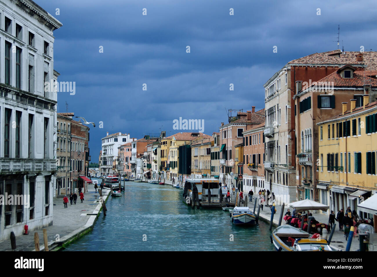 Kanal-Szenen-Venedig-Italien-TV000322 Stockfoto