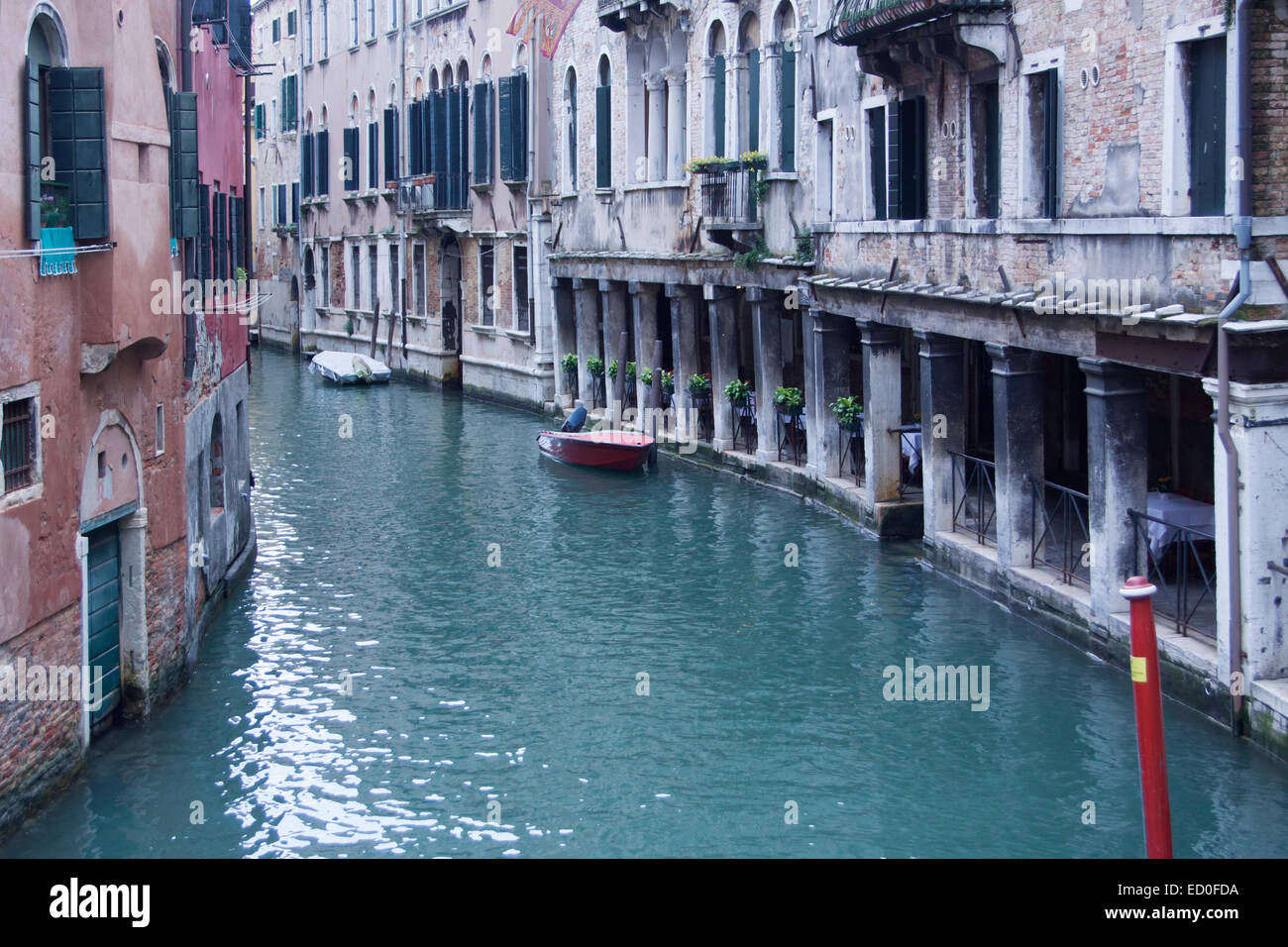 Kanal-Szenen-Venedig-Italien-TV000325 Stockfoto