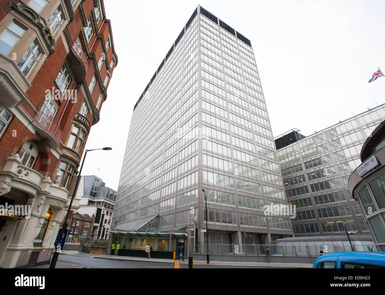 Metropolitan Police Headquarters, New Scotland Yard, 8-10 Broadway, London SW1H 0BG, Großbritannien Stockfoto