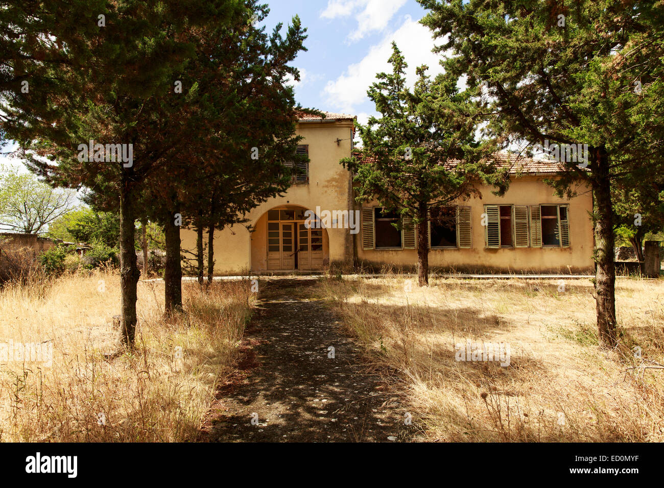 Balcan Krieg, Kroatien Ruinen Stockfoto