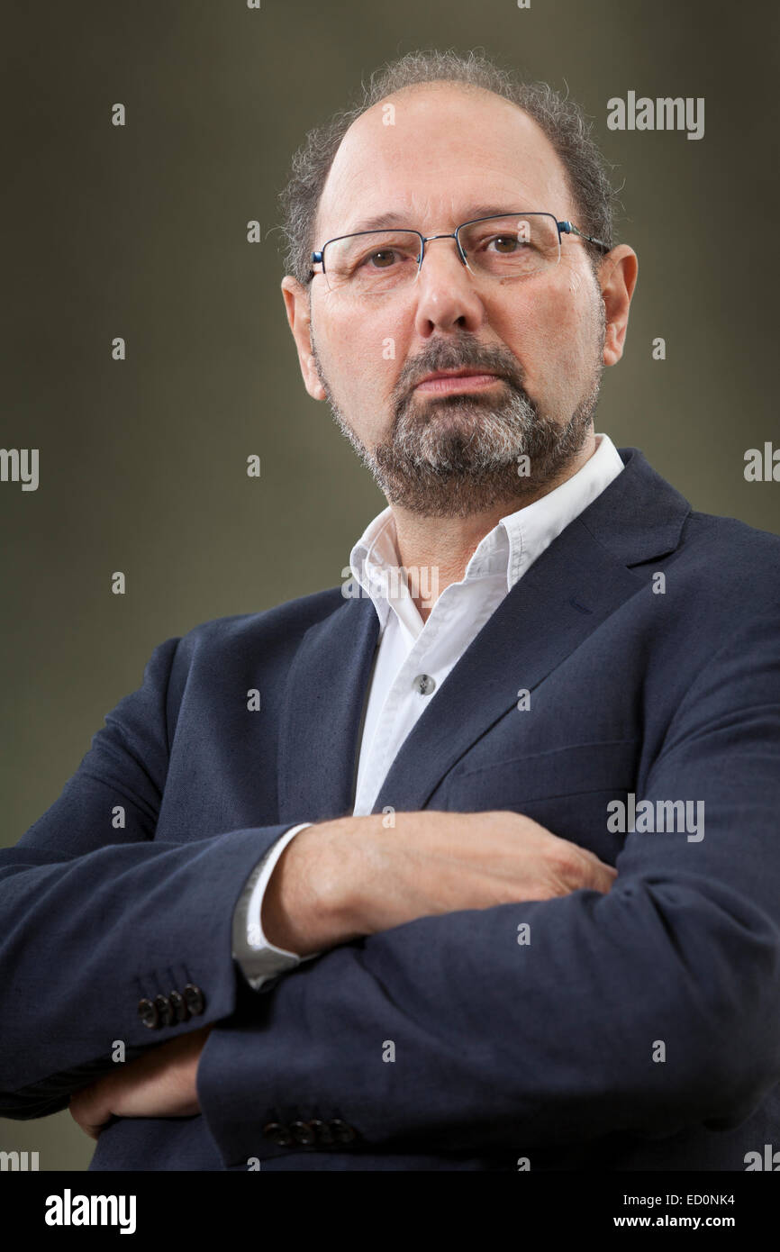 Richard Sakwa, Autor und Professor für russische und europäische Politik an der Edinburgh International Book Festival 2014. Edinburgh, Schottland. 17. August 2014 Stockfoto