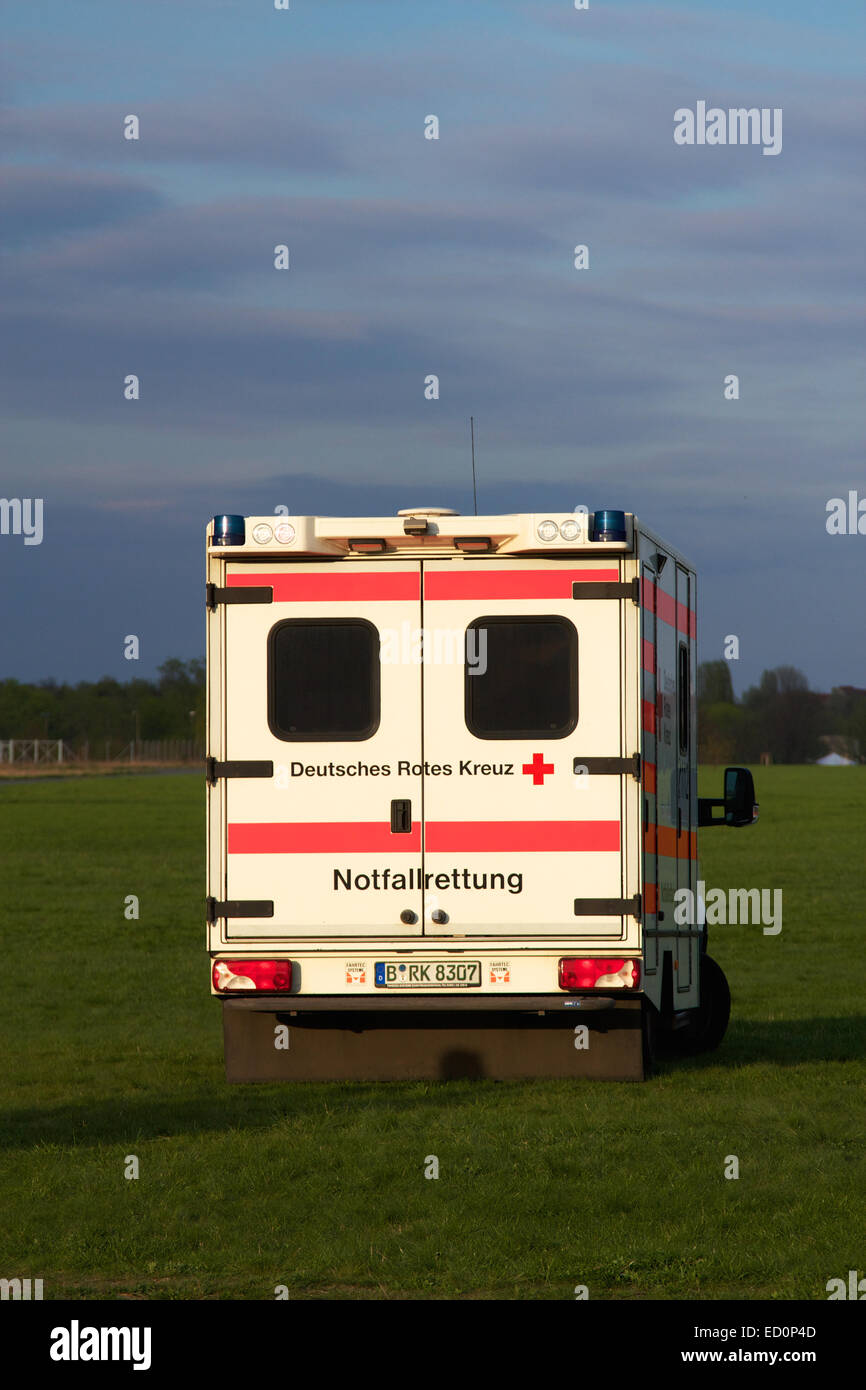 Red Cross Ambulance In Germany Stockfotos & Red Cross ...