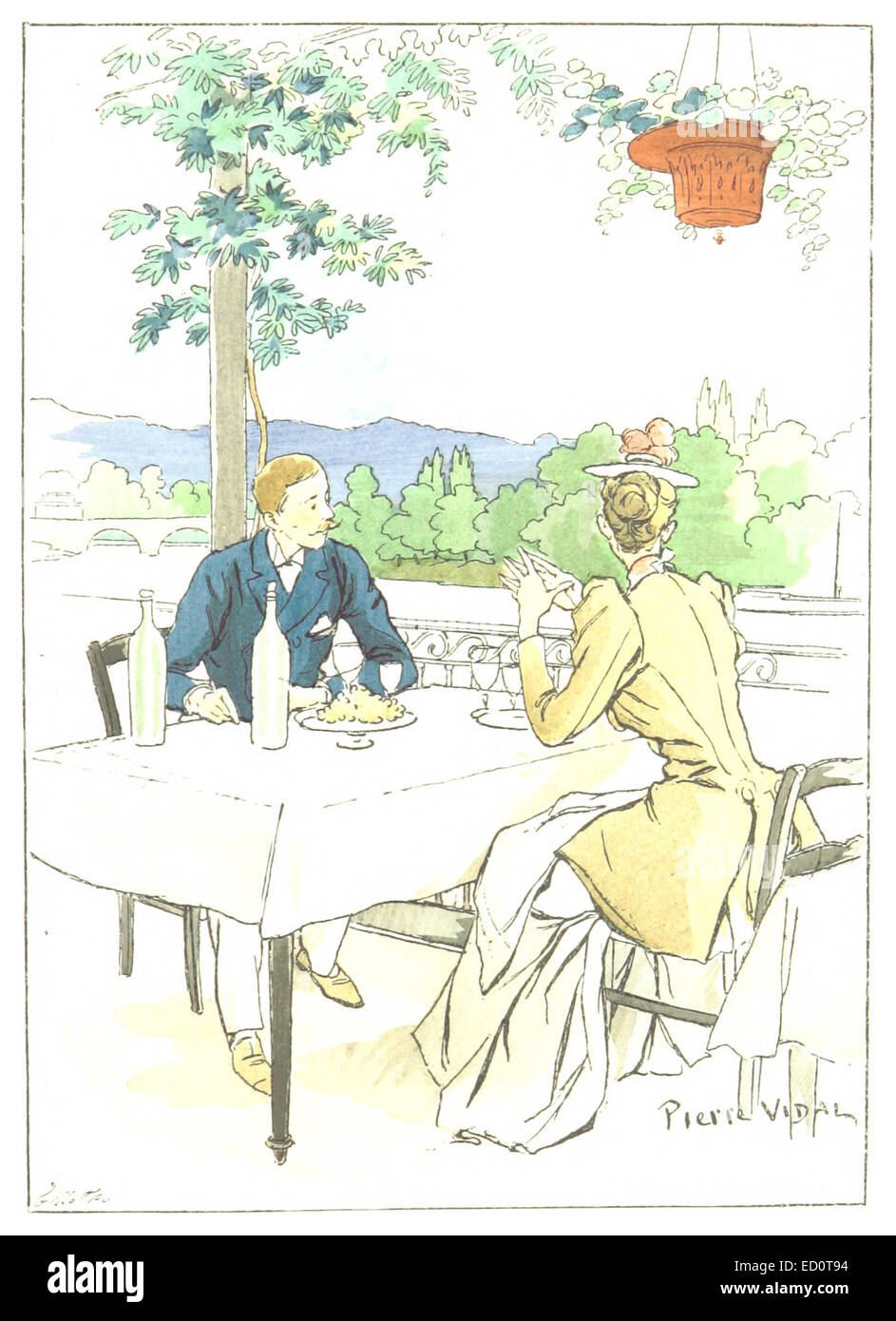 GOUDEAU & VIDAL Au Bord de l ' Eau Stockfotografie Alamy