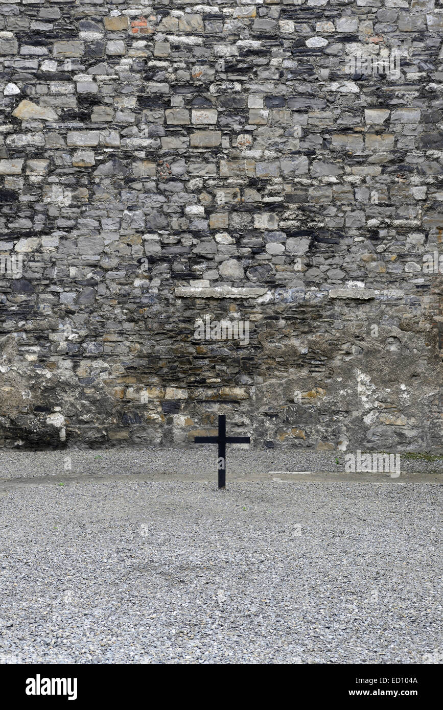 Kilmainham Gaol Gefängnis Hof 1916 steigende Ausführung Grab irischen Kampf Freiheit Befreiung symbol symbolisch historischen RM-Irland Stockfoto
