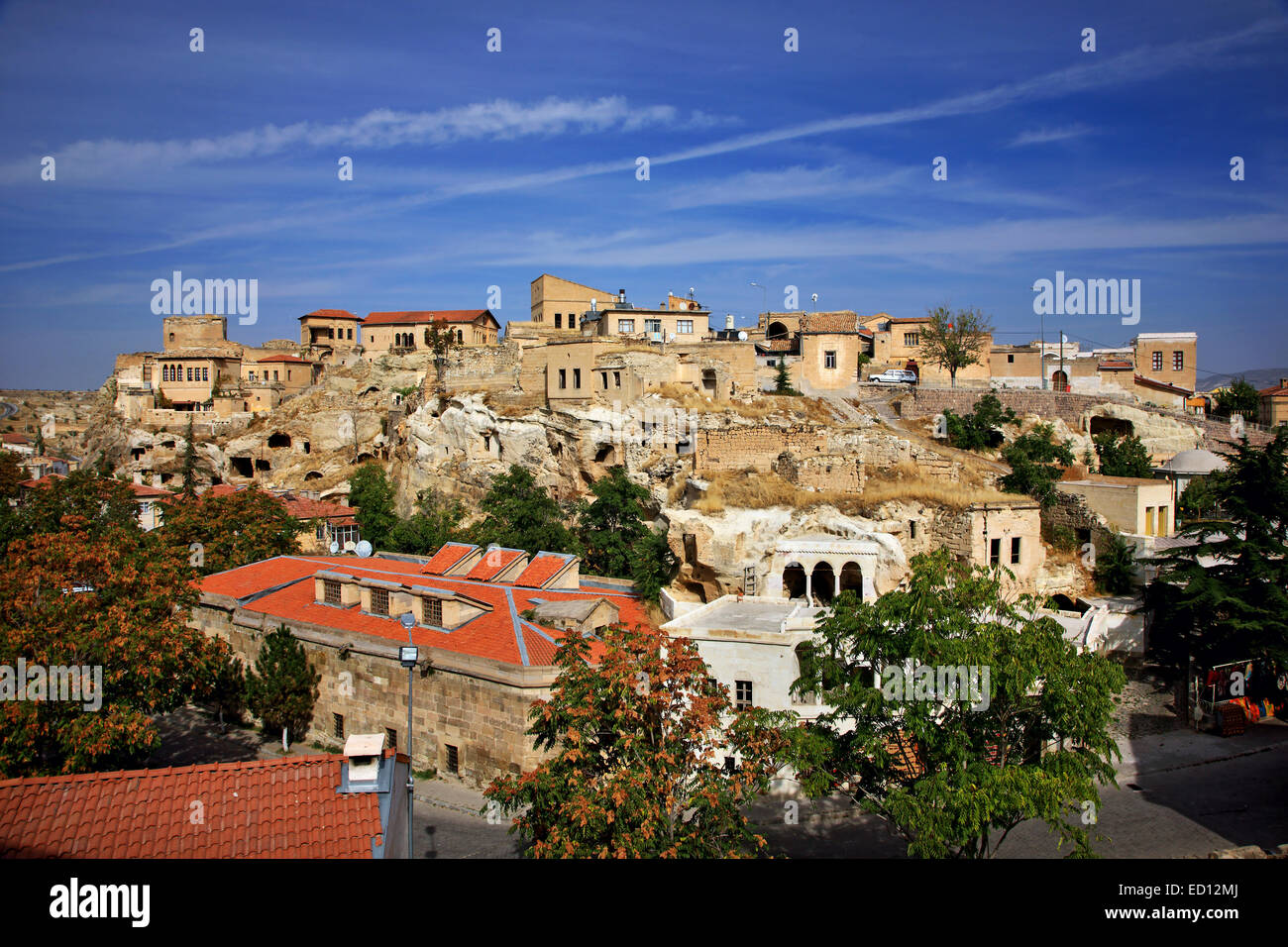 Sinasos ("Mustafapasa") eine der schönsten Städte in Kappadokien, Nevsehir, Türkei Stockfoto