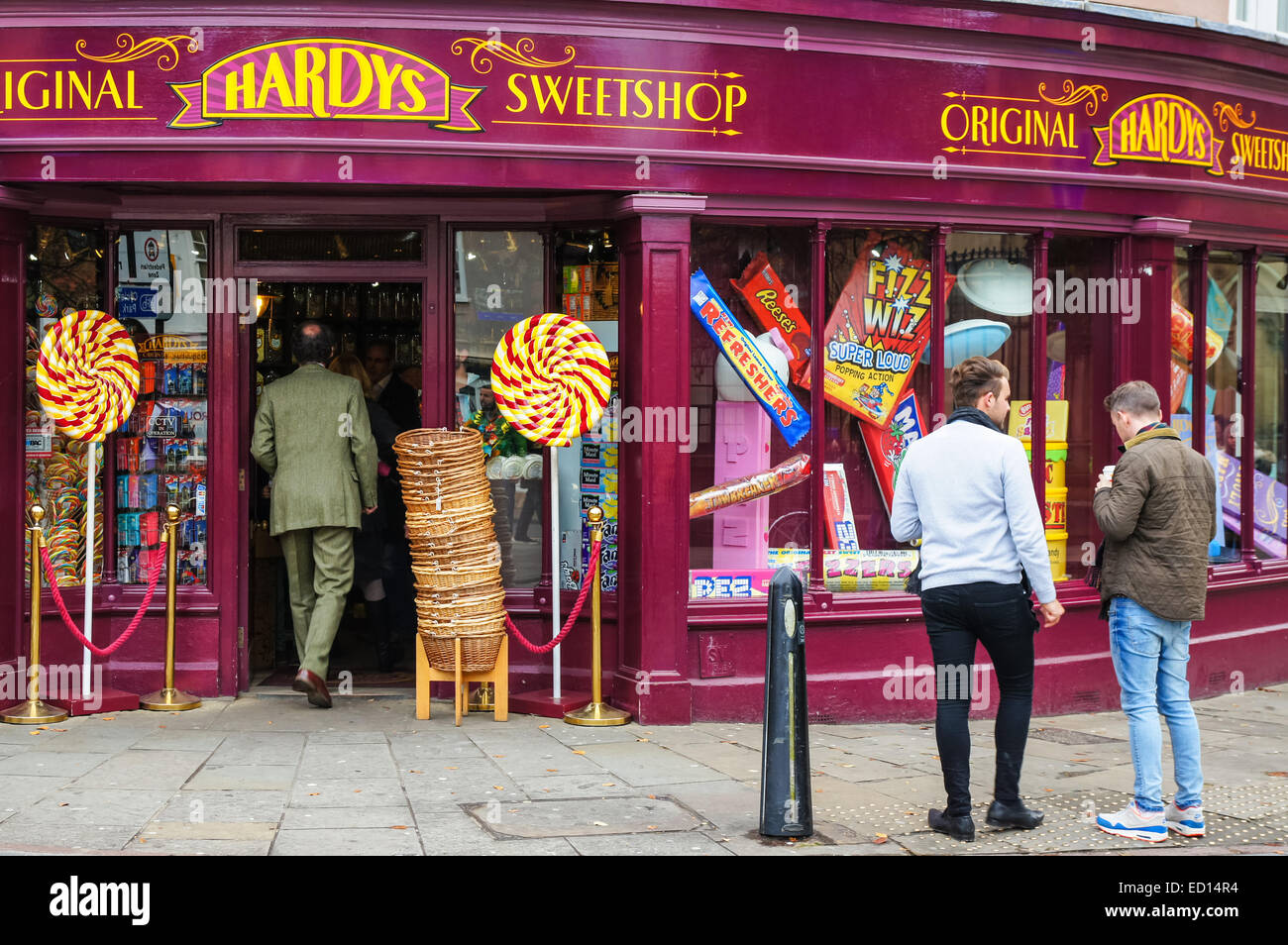 Hardys Süßwarenladen in Cambridge Cambridgeshire England Vereinigtes Königreich UK Stockfoto