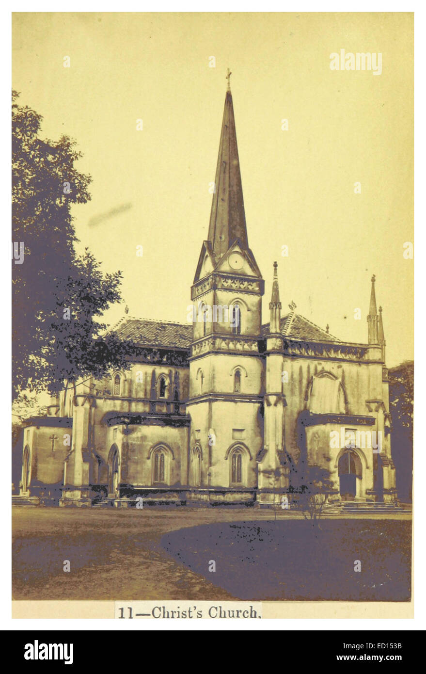 Lucknow-Album (11) - Christus Kirche Stockfoto