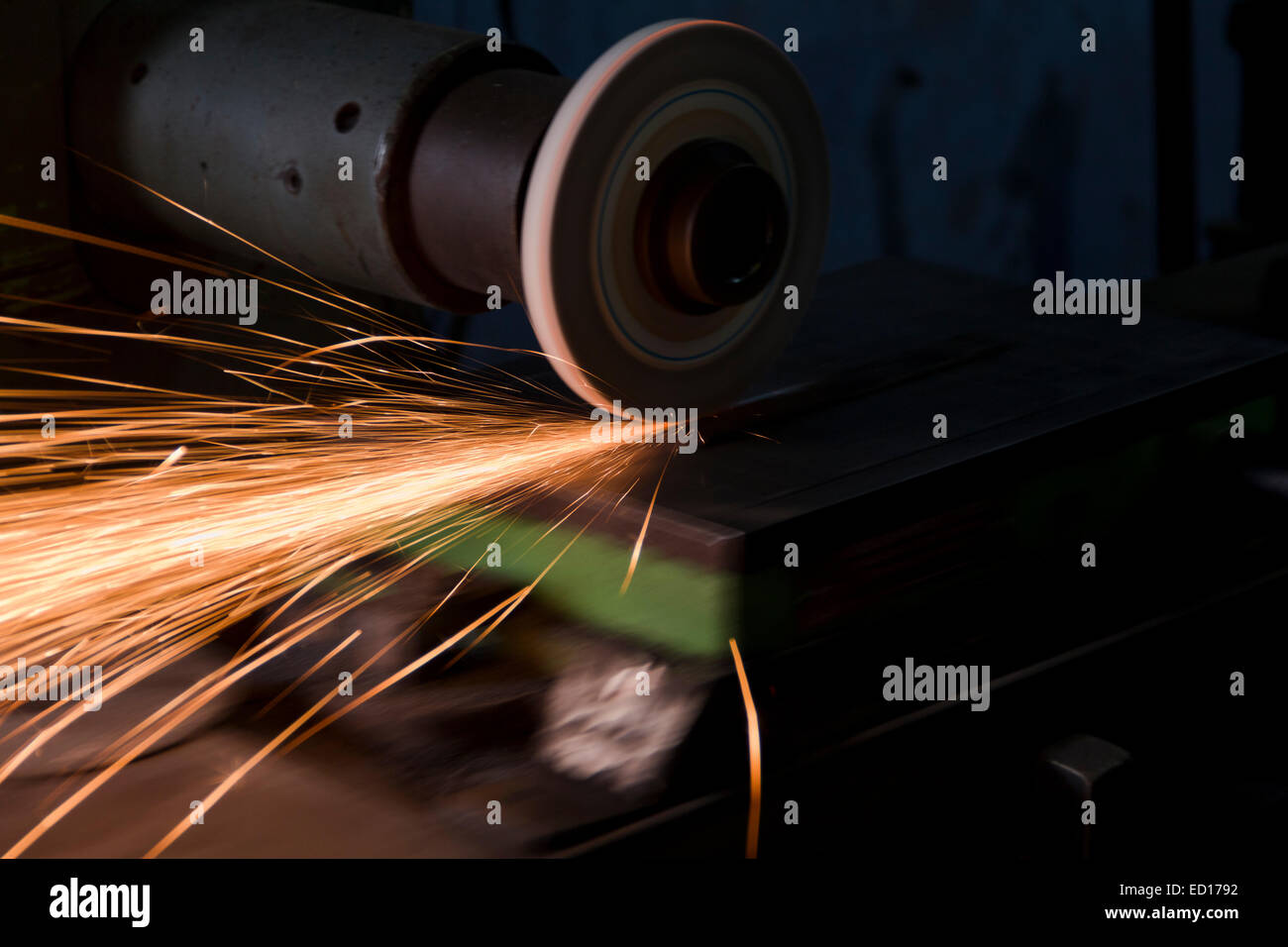 Ländliche Maschinenfabrik niemand Stockfoto