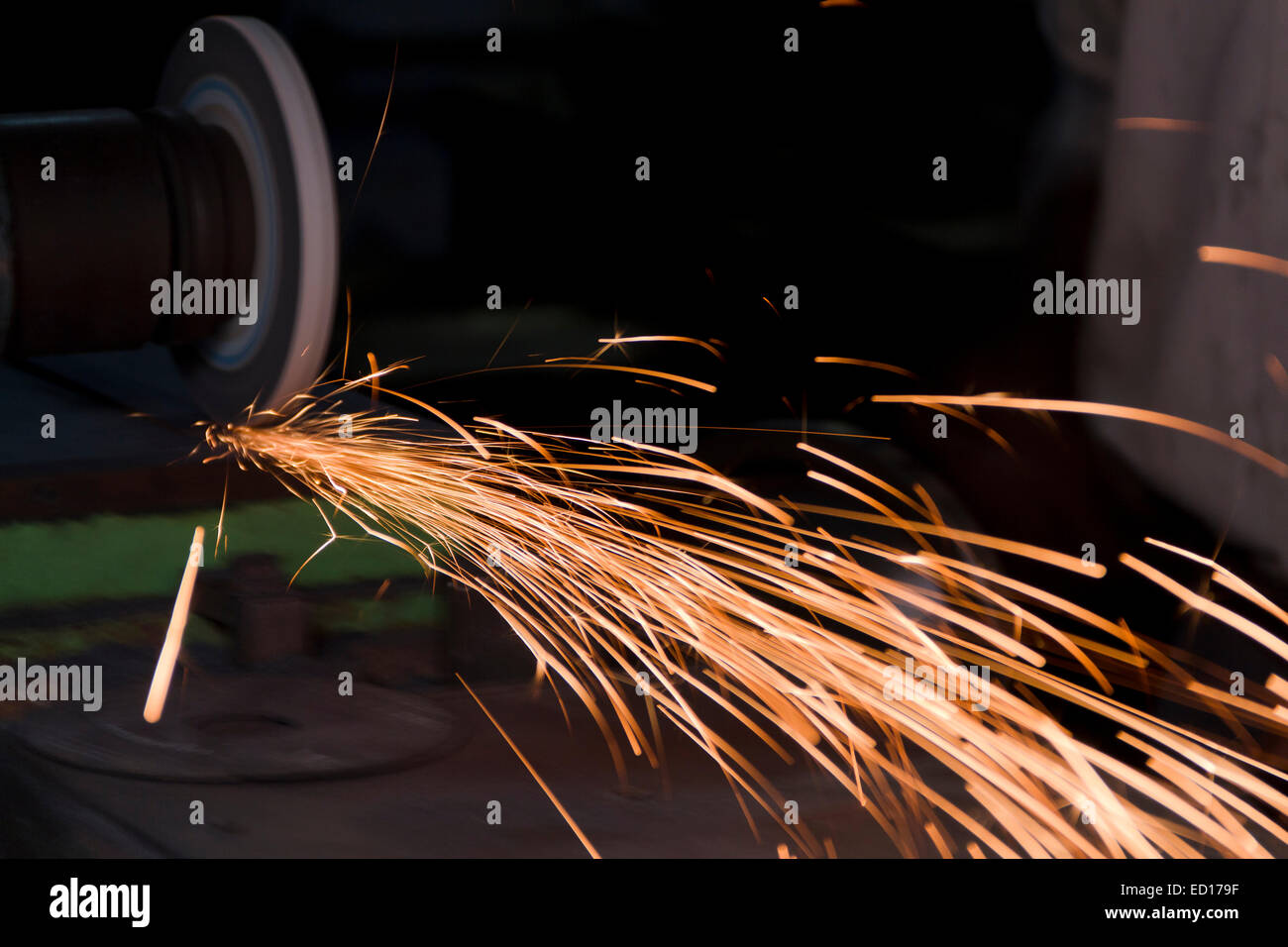 Ländliche Maschinenfabrik niemand Stockfoto