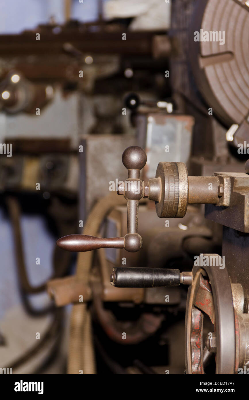 Ländliche Maschinenfabrik niemand Stockfoto