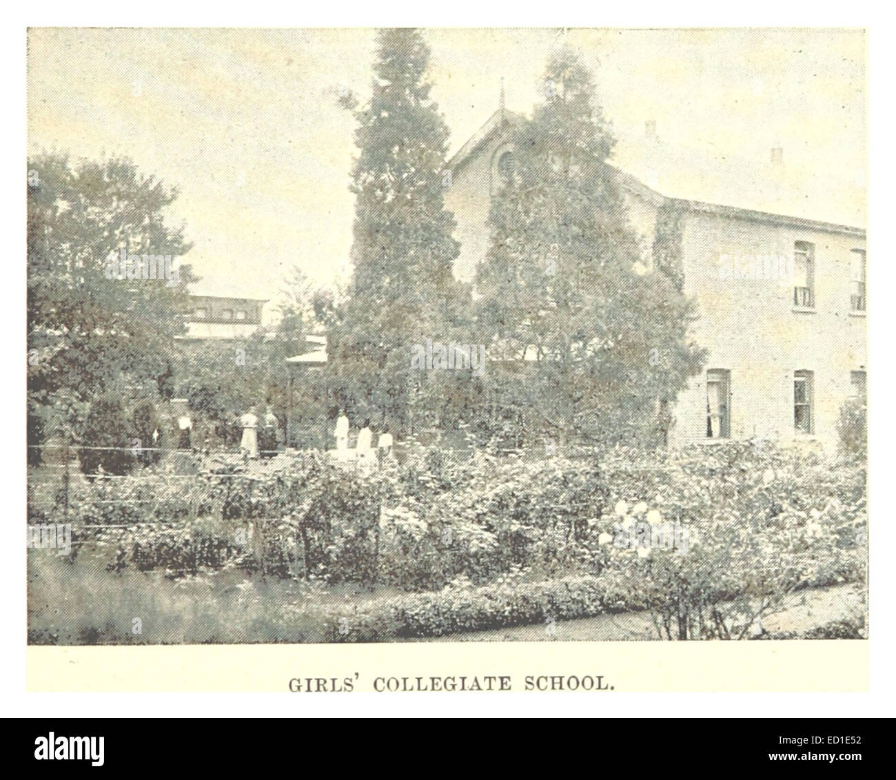 PMB 1898 Mädchen Collegeschule Stockfoto