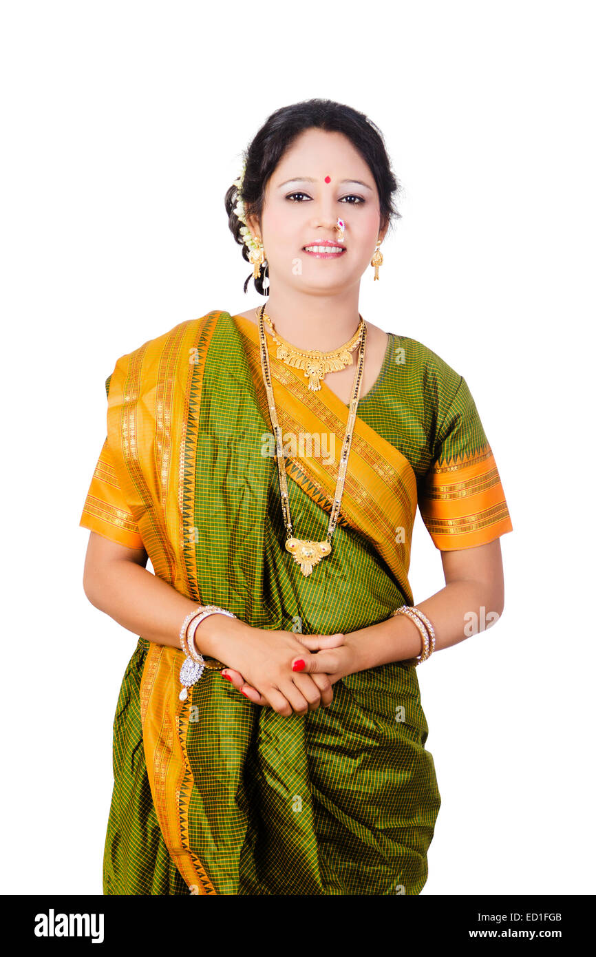 1 South indian Lady pose Stockfoto