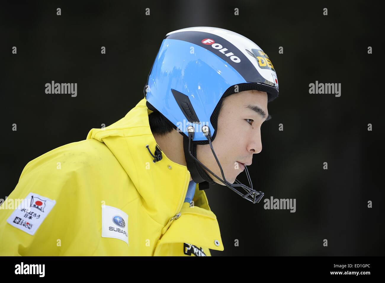 Madonna di Campiglio, Italien. 22. Dezember 2014. Naoki Yuasa (JPN) Ski Alpin: Audi FIS Alpine Ski World Cup Herren-Slalom in Madonna di Campiglio, Italien. © Hiroyuki Sato/AFLO/Alamy Live-Nachrichten Stockfoto